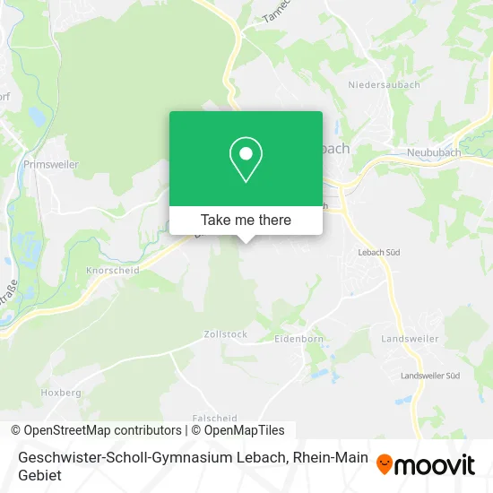 Карта Geschwister-Scholl-Gymnasium Lebach