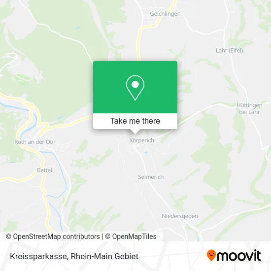 Карта Kreissparkasse
