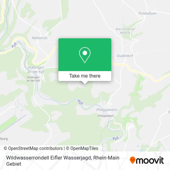 Карта Wildwasserrondell Eifler Wasserjagd
