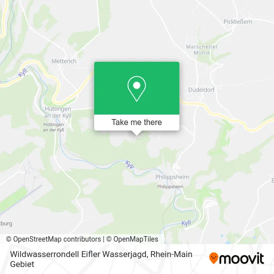 Карта Wildwasserrondell Eifler Wasserjagd