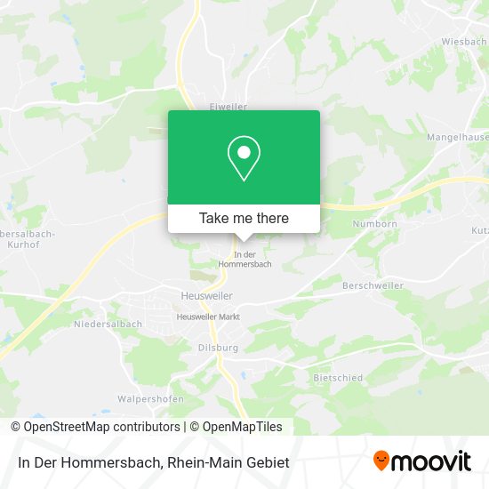Карта In Der Hommersbach