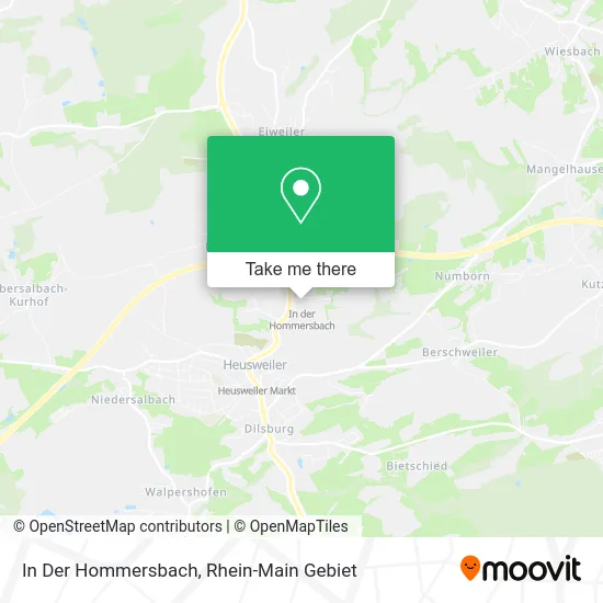 Карта In Der Hommersbach