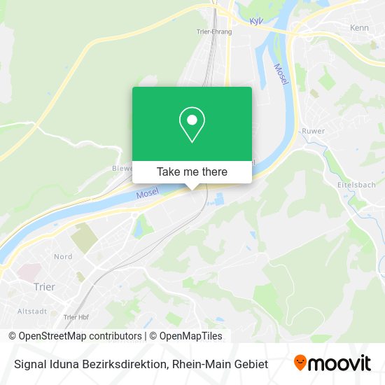 Карта Signal Iduna Bezirksdirektion