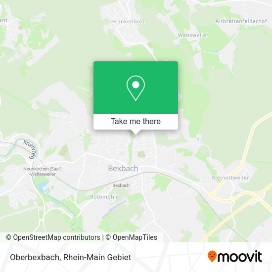 Карта Oberbexbach