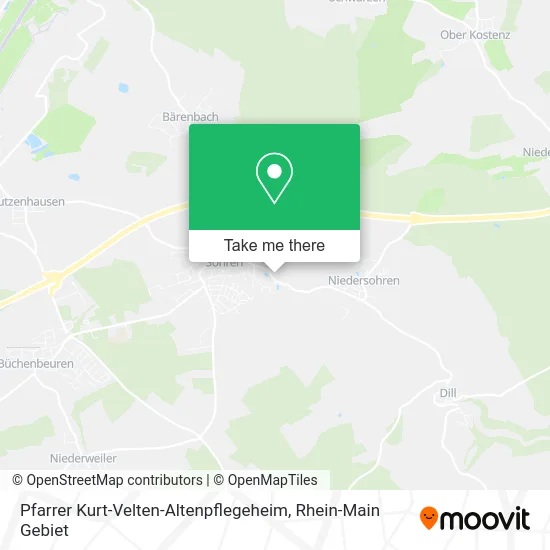 Карта Pfarrer Kurt-Velten-Altenpflegeheim