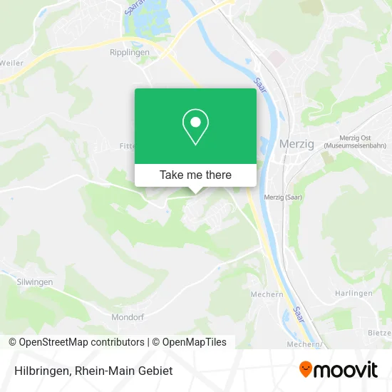 Карта Hilbringen