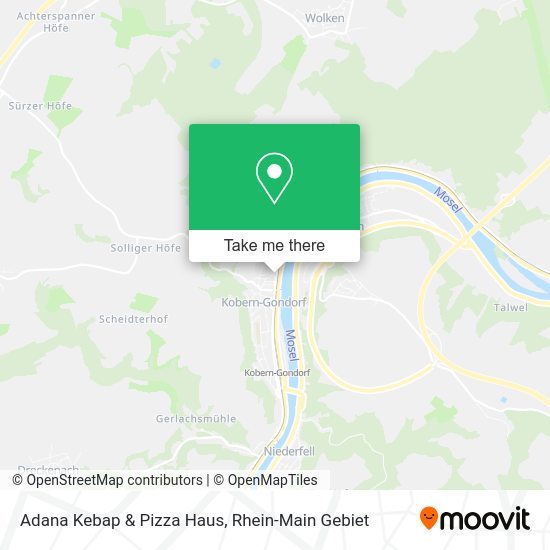 Карта Adana Kebap & Pizza Haus