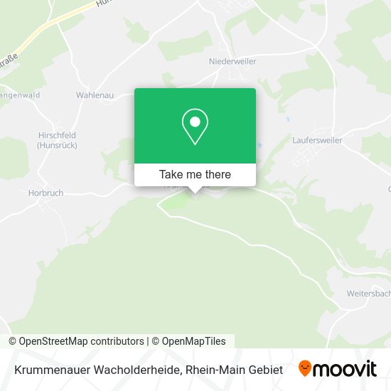 Карта Krummenauer Wacholderheide
