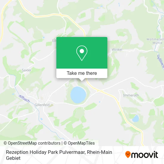 Карта Rezeption Holiday Park Pulvermaar