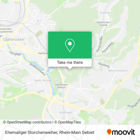 Карта Ehemaliger Storchenweiher