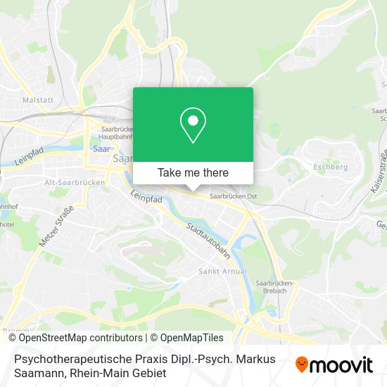 Карта Psychotherapeutische Praxis Dipl.-Psych. Markus Saamann