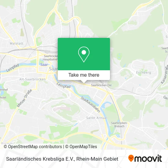 Карта Saarländisches Krebsliga E.V.