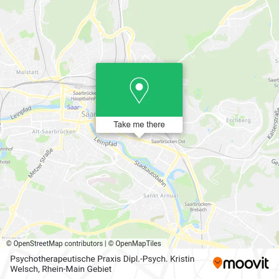 Карта Psychotherapeutische Praxis Dipl.-Psych. Kristin Welsch