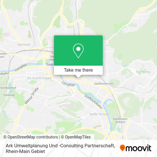 Карта Ark Umweltplanung Und -Consulting Partnerschaft