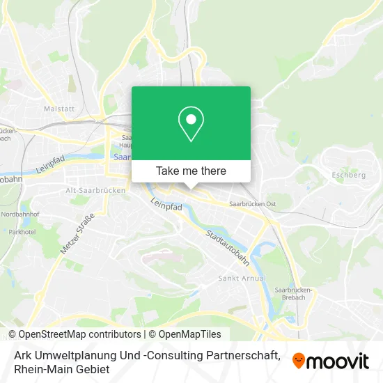 Карта Ark Umweltplanung Und -Consulting Partnerschaft