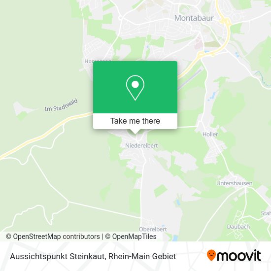 Карта Aussichtspunkt Steinkaut