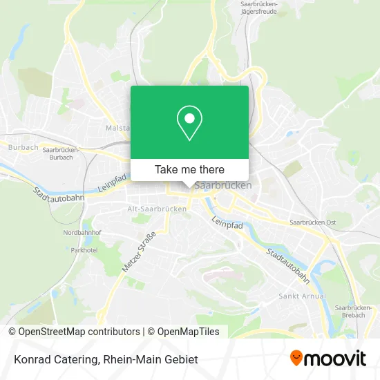 Карта Konrad Catering