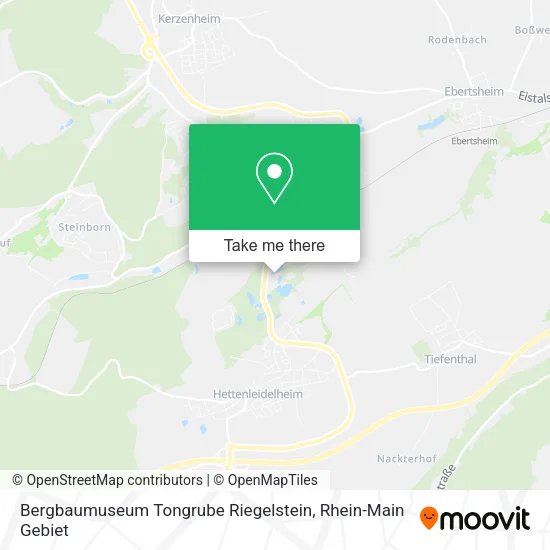 Карта Bergbaumuseum Tongrube Riegelstein