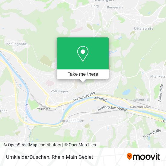 Карта Umkleide/Duschen