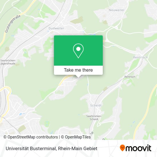 Карта Universität Busterminal