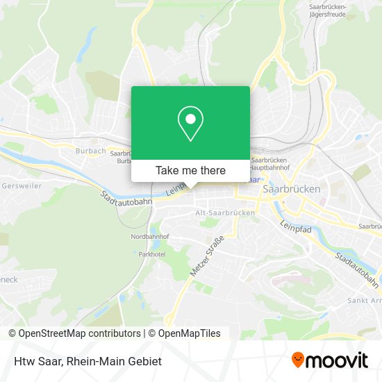 Карта Htw Saar