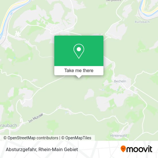 Карта Absturzgefahr