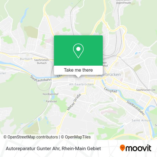 Карта Autoreparatur Gunter Ahr