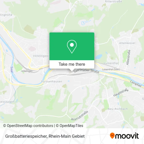 Карта Großbatteriespeicher