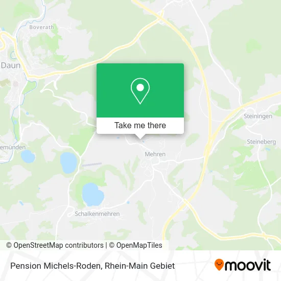 Карта Pension Michels-Roden