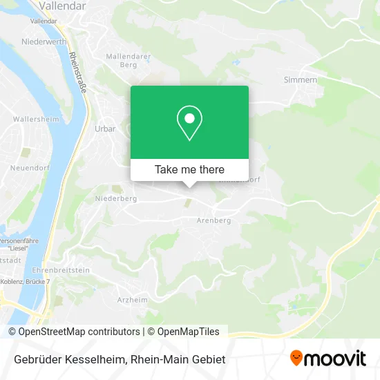 Карта Gebrüder Kesselheim