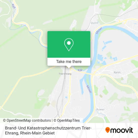Карта Brand- Und Katastrophenschutzzentrum Trier-Ehrang
