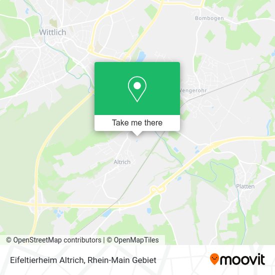Карта Eifeltierheim Altrich