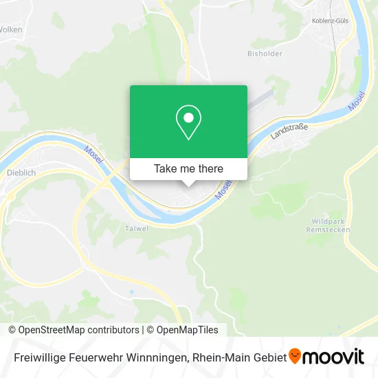 Карта Freiwillige Feuerwehr Winnningen