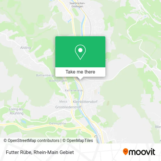 Карта Futter Rübe