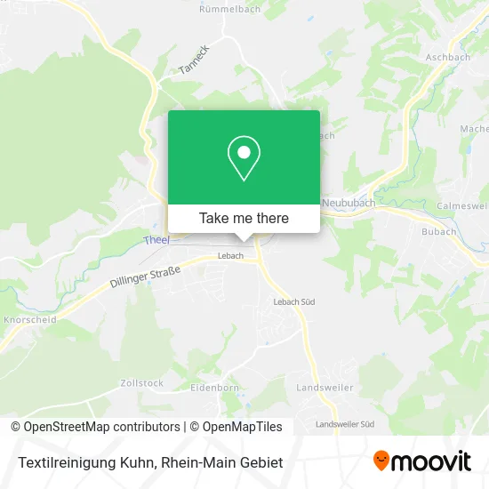 Карта Textilreinigung Kuhn