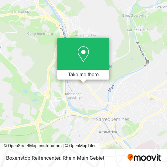 Boxenstop Reifencenter map