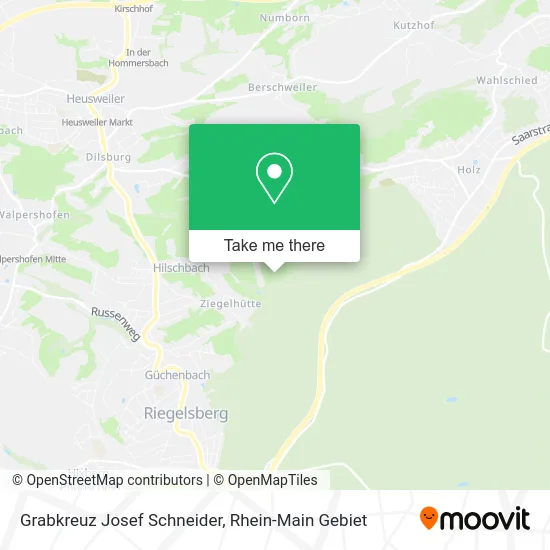 Карта Grabkreuz Josef Schneider