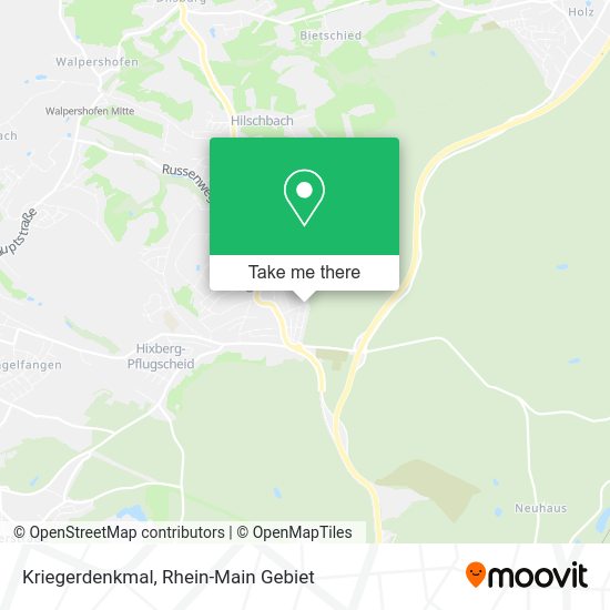 Карта Kriegerdenkmal