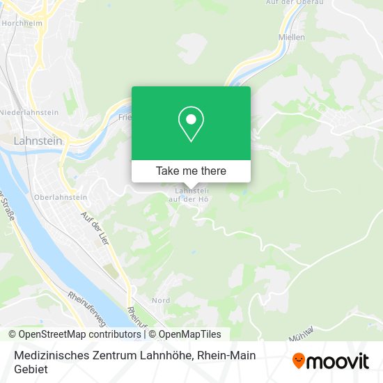 Карта Medizinisches Zentrum Lahnhöhe