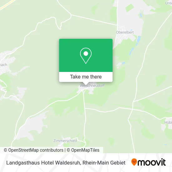 Карта Landgasthaus Hotel Waldesruh
