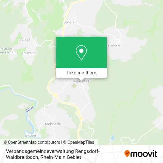 Карта Verbandsgemeindeverwaltung Rengsdorf-Waldbreitbach