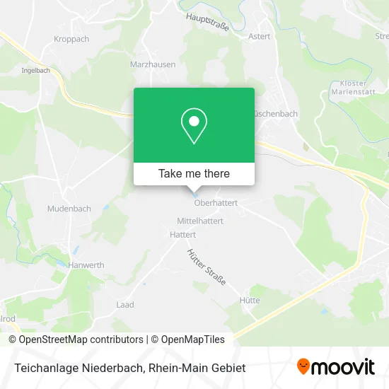 Карта Teichanlage Niederbach