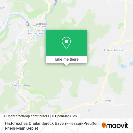 Карта Historisches Dreiländereck Bayern-Hessen-Preußen
