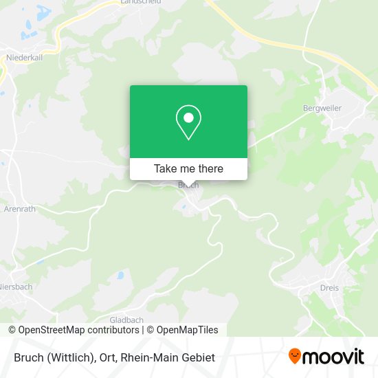 Карта Bruch (Wittlich), Ort