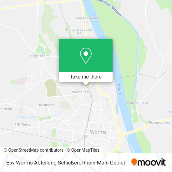 Карта Esv Worms Abteilung Schießen