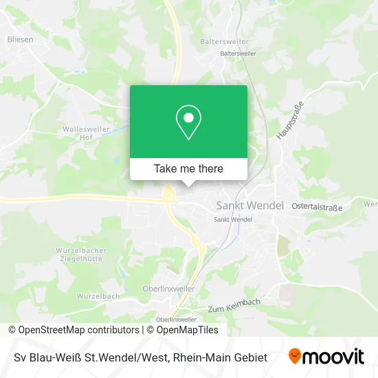 Карта Sv Blau-Weiß St.Wendel/West