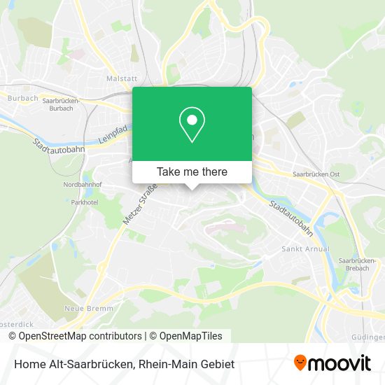 Карта Home Alt-Saarbrücken