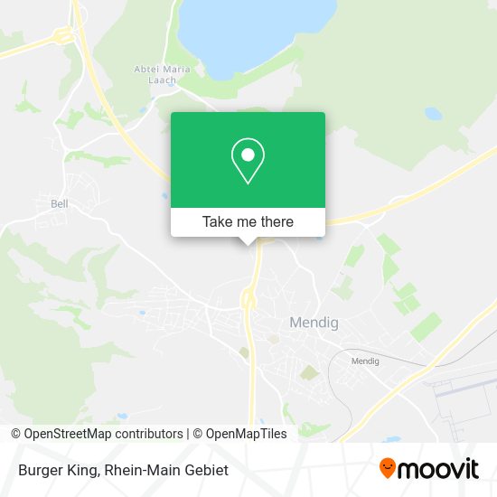Карта Burger King