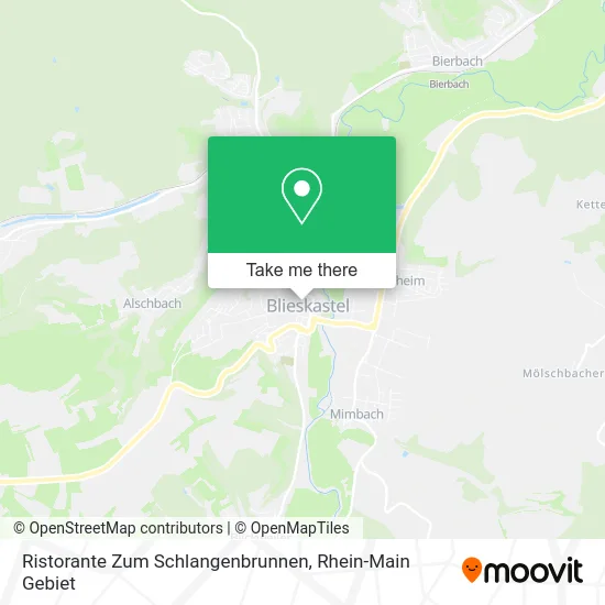 Карта Ristorante Zum Schlangenbrunnen