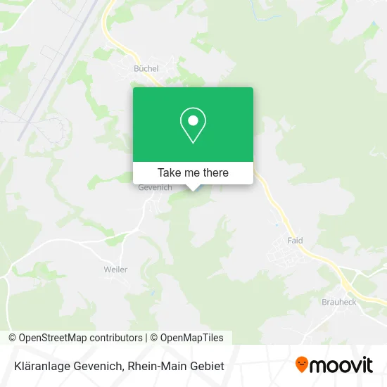 Карта Kläranlage Gevenich